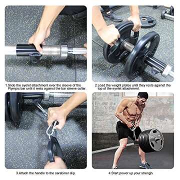 Eapele T-bar Row Landmine Attachment for Olympic Bars