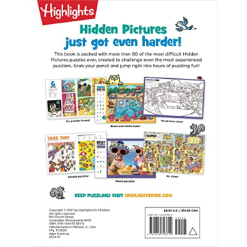 The Hardest Hidden Pictures Book Ever 1500+ Puzzles