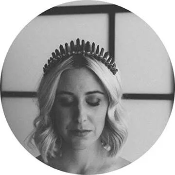 Handcrafted Crystal Crown Headband - Stylish Accessory for Women