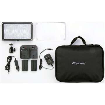 Genaray LED-7100T 312 LED Variable-Color On-Camera Light