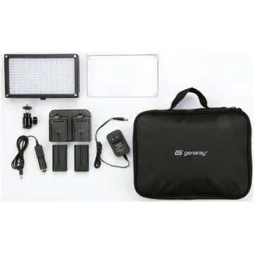 Genaray LED-7100T 312 LED Variable-Color On-Camera Light