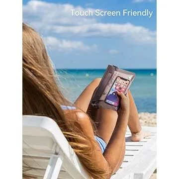 HEETA Waterproof Fanny Pack, Waterproof Pouch Dry Bag 2/3/4 Pack for Phone, Adjustable Waist Strap and Screen Touch Sensitive for Swimming Kayaking Boating Beach Fishing Diving Surfing Accessories