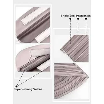 HEETA Waterproof Fanny Pack, Waterproof Pouch Dry Bag 2/3/4 Pack for Phone, Adjustable Waist Strap and Screen Touch Sensitive for Swimming Kayaking Boating Beach Fishing Diving Surfing Accessories