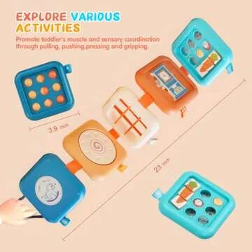 SOSUSHOE Busy Board - Montessori Toy for 1 Year Olds