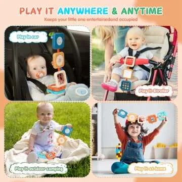 SOSUSHOE Busy Board - Montessori Toy for 1 Year Olds