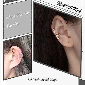 NAISKA Dreadlocks Beads - 50PCS Stylish Braid Charms