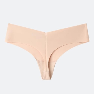 WANDER Seamless Thongs Women Comfortable No Show Underwear