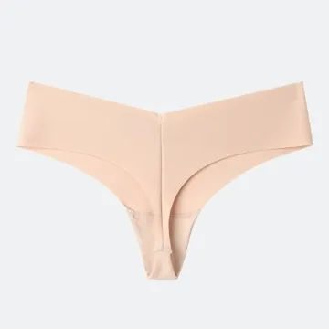 WANDER Seamless Thongs Women Comfortable No Show Underwear