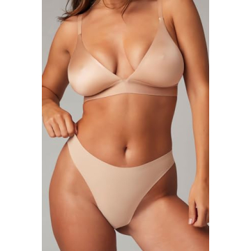 WANDER Seamless Thongs Women Comfortable No Show Underwear