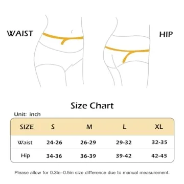 WANDER Seamless Thongs Women Comfortable No Show Underwear