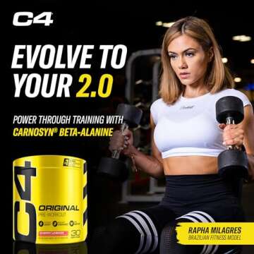 Cellucor C4 Original Pre Workout Powder Cherry Limeade | Vitamin C for Immune Support | Sugar Free Preworkout Energy for Men & Women | 150mg Caffeine + Beta Alanine + Creatine | 30 Servings