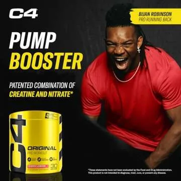 Cellucor C4 Original Pre Workout Powder Cherry Limeade | Vitamin C for Immune Support | Sugar Free Preworkout Energy for Men & Women | 150mg Caffeine + Beta Alanine + Creatine | 30 Servings