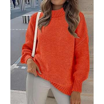 BTFBM Women’s Oversized Chunky Pullover Sweater
