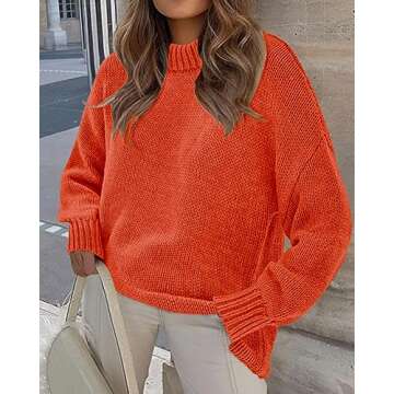 BTFBM Women’s Oversized Chunky Pullover Sweater