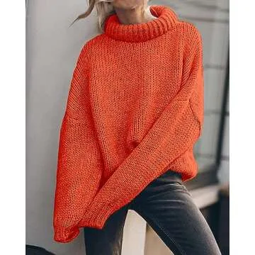 BTFBM Women’s Oversized Chunky Pullover Sweater