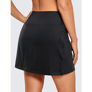 CRZ YOGA Women's Skirt - Golf Tennis Athletic Skorts with Pockets