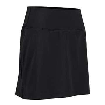 CRZ YOGA Women's Tennis Skirt with Zip Pockets