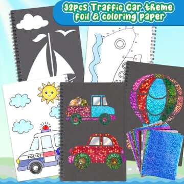 No Mess Creative Foil Art Kits for Kids Ages 4-9