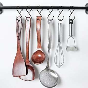 Waitkey 8 Pack Heavy Duty S Hooks for Hanging