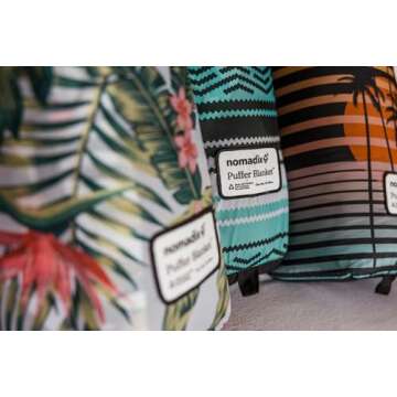 Nomadix Puffer Blanket - Transforming Eco-Friendly Camping Blanket for All Adventures