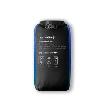 Nomadix Puffer Blanket - Versatile Eco-Friendly camping blanket