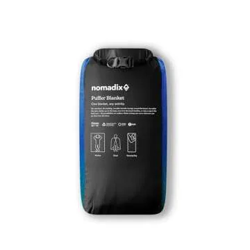 Nomadix Puffer Blanket - Versatile Eco-Friendly camping blanket