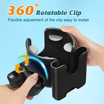 Guiseapue Stroller Cup Holder with Phone Holder Now Available