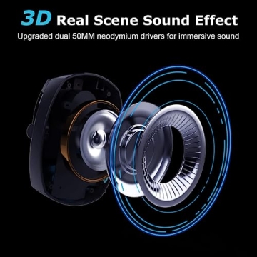 Acinaci Wireless Gaming Headset with Detachable Mic