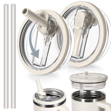 2 Pack Stanley Lid Replacement 40 Oz, Stanley Lid No Spill, 40 Oz Tumbler Lid Replacement, Stanley L...