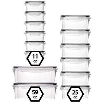 Fullstar 28 PCS Food Storage Containers - Airtight & Durable