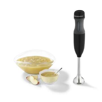 KitchenAid KHB1231OB 2-Speed Hand Blender, Onyx Black