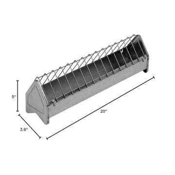 Durable Little Giant® Metal Poultry Feeder - 20" Galvanized