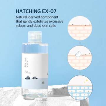 ROUND LAB Dokdo Toner/Exfoliating, Hydrating, Watery Type Toner (500ml)