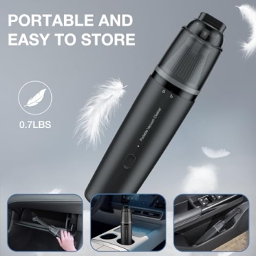 LYFUHUI Cordless Handheld Car Vacuum 13000Pa Suction