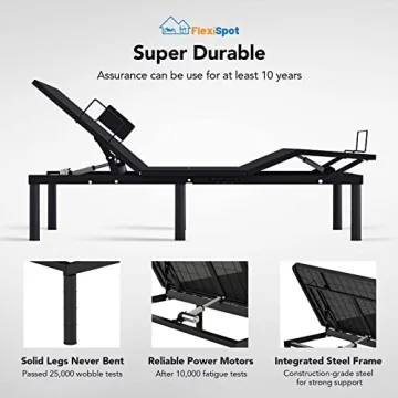 Adjustable Bed Frame with Wireless Control and Zero Gravity