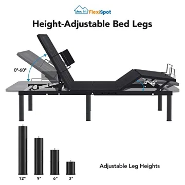 Adjustable Bed Frame with Wireless Control and Zero Gravity