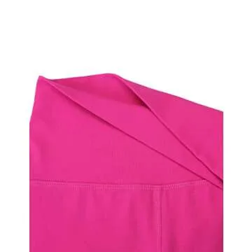 CRZ YOGA Womens ButterLuxe Biker Shorts 6 Inches - High Waisted Workout Running Volleyball Spandex Yoga Hibiscus Purple Small