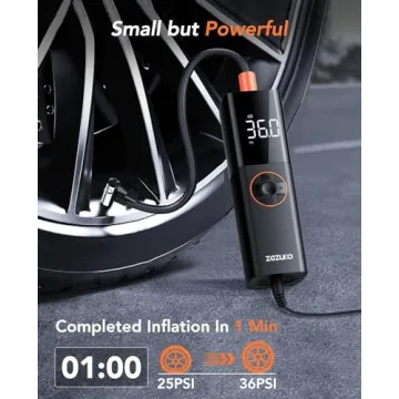 ZGZUXO Tire Inflator: Portable Air Compressor for Fast Inflation