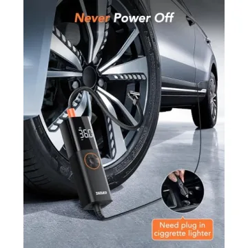 ZGZUXO Tire Inflator: Portable Air Compressor for Fast Inflation