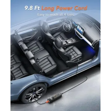 ZGZUXO Tire Inflator: Portable Air Compressor for Fast Inflation