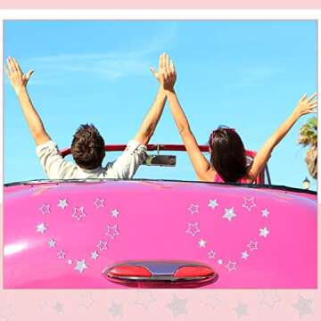 Epakh Rhinestone Star Stickers - 84 Pieces for Crafts and Decor