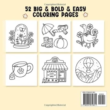Stress Relief Coloring Book Bold Easy Designs Adults Kids