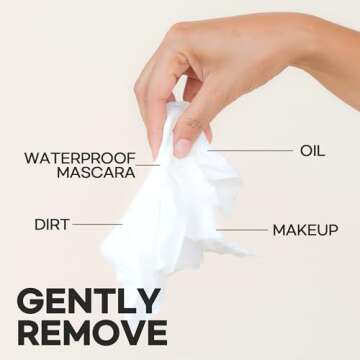 Gentle Epielle Makeup Remover Wipes for All Skin Types