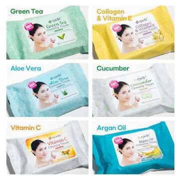 Gentle Epielle Makeup Remover Wipes for All Skin Types