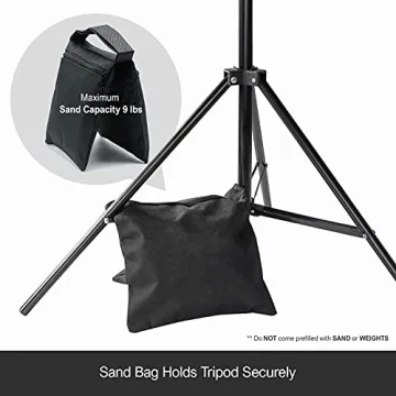 LimoStudio 10 ft Adjustable Background Stand Support Kit