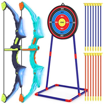 Kids Light Up Bow and Arrow Set with 14 Arrows
