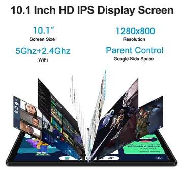 2024 Tablet 10 inch Android 13 Tablets with Octa-Core, 14GB RAM 128GB ROM, 8000mAh Battery, Drop-Proof Case, TF 512GB, HD IPS Touchscreen, 5G/2.4G WiFi, Bluetooth 5.0, GPS, Split Screen Support -Green