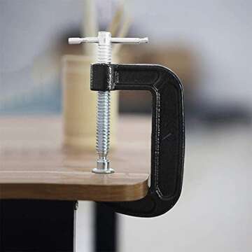 2 Inch Heavy Duty C Clamp Set for Woodworking and Welding