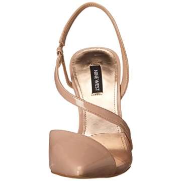 Nine West Women's FLORIA3 Pump, Barely Nude, 8
