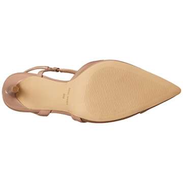 Nine West Women's FLORIA3 Pump, Barely Nude, 8